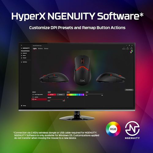 🖱️ HP HyperX Pulsefire Saga Gaming Maus für 46,40€ (statt 62€)