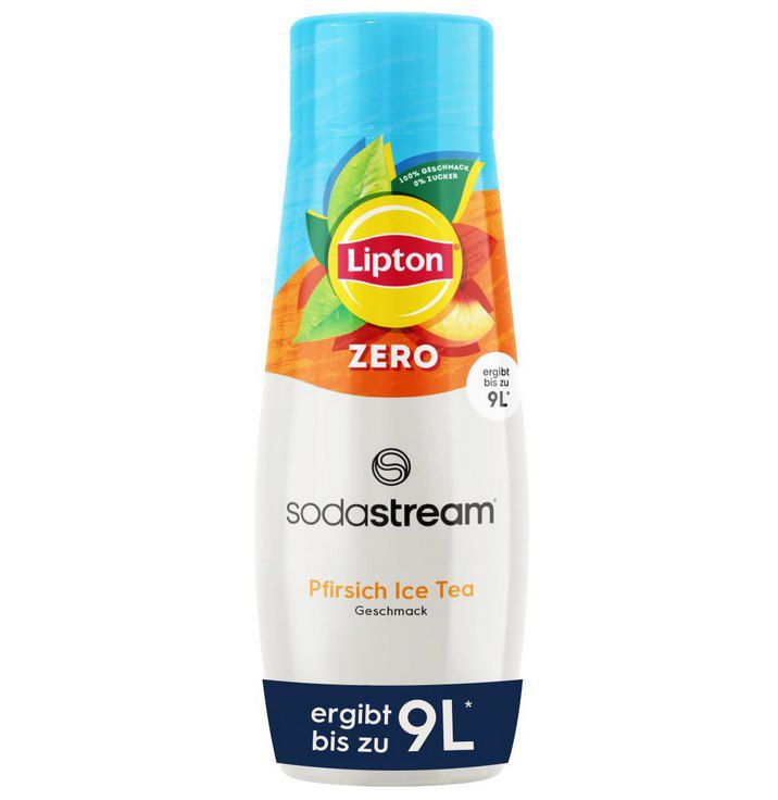 🍑 SodaStream Sirup Lipton Ice Tea Pfirsich Zero ab 3,87€ (statt 6€)