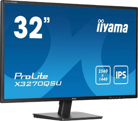 🖥️ iiyama Prolite X3270QSU B1 31,5 IPS WQHD Monitor mit 100Hz für 189,92€ (statt 216€)