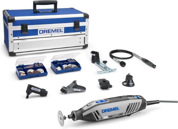 🧰 Dremel 4250 Rotationswerkzeug Set mit 6 Aufsätzen + Zubehör für 139,99€ (statt 170€)