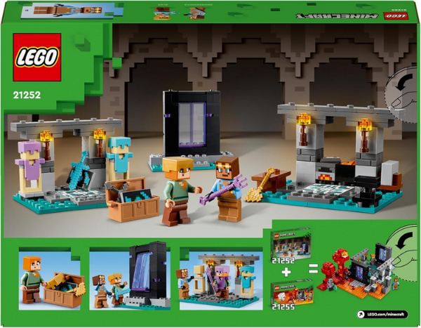 ⛏️ LEGO 21252 Minecraft Die Waffenkammer für 13,49€ (statt 17€)