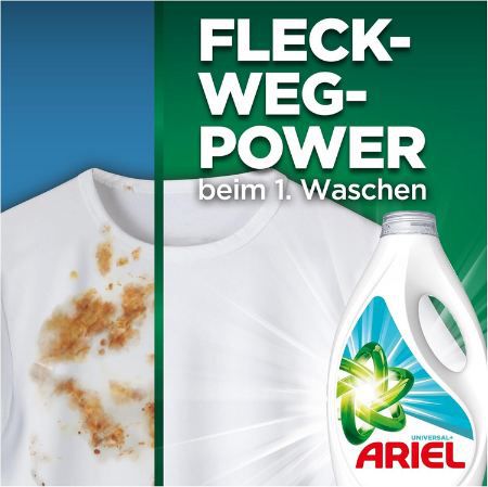🧼 Ariel Universal+ Febreze Flüssigwaschmittel, 100WL ab 19,94€ (statt 25€)