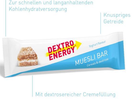 🍫 25er Pack Dextro Energy Müsliriegel Joghurt, je 25g ab 18,50€ (statt 25€)
