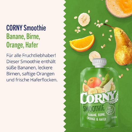 🍐 12er Pack Corny Frucht Quetschie Smoothie, je 120g ab 10,35€ (statt 16€)