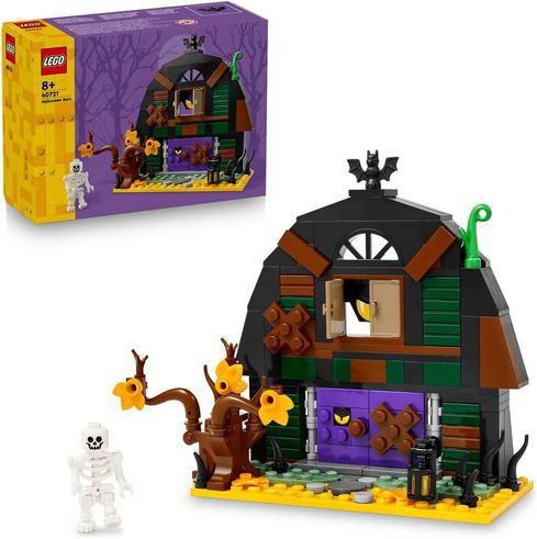 🎃 LEGO 40721 Halloween-Scheune mit Skelett Minifigur für 10,99€ (statt 14€)