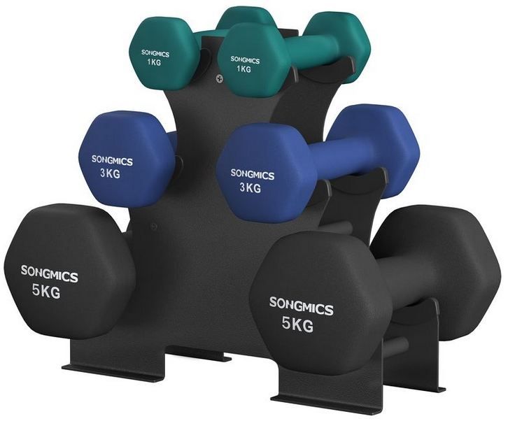 💪 SONGMICS Kurzhantelset Set mit Hantelständer für 38,99€ (statt 68€)