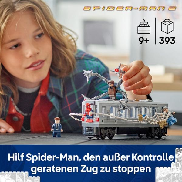🕷️ LEGO 76321 Spider Man vs. Doc Ock: Showdown in der U Bahn für 35,49€ (statt 40€)