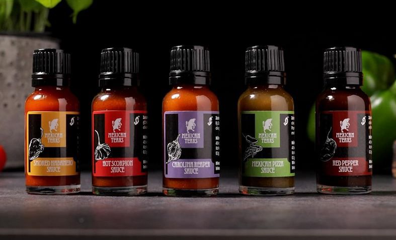 🌶️ 5er Pack Mexican Tears Chili Sauce Mini Geschenkset für 11,99€ (statt 18€)