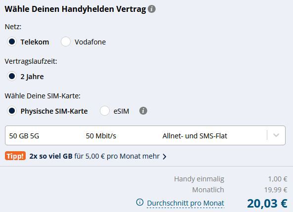 *eff. GRATIS* 📱 Samsung Galaxy A56 256GB für 1€ + 50GB 5G Telekom für 19,99€ 💰 50€ Bonus