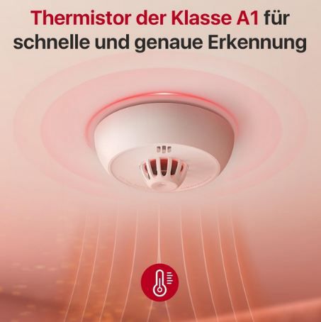 🚨 3er Pack X Sense XH02 M Funk Hitzemelder für 44,99€ (statt 66€)