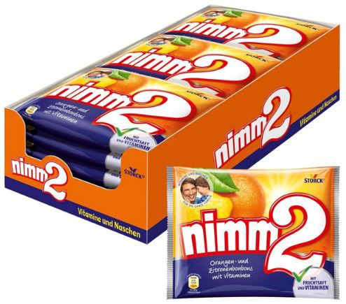 🍬 15er Pack (2,2kg) nimm2 Bonbons mit Fruchtsaft & Vitaminen für 9,41€ (statt 15€)