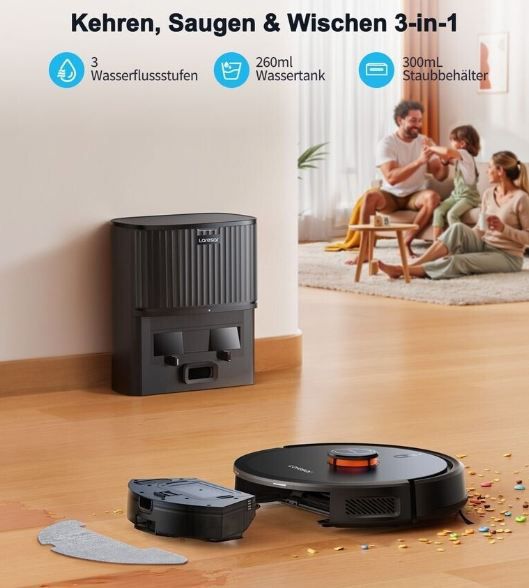 🧹 Laresar L20 Saug  & Wischroboter inkl. Station für 125,39€ (statt 190€)