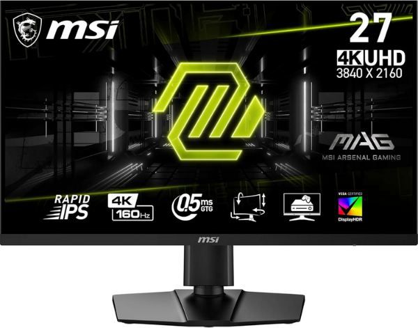 🖥️ MSI MAG 274UPF E2 27 4K UHD Gaming Monitor, 160Hz/0.5ms für 299€ (statt 350€)