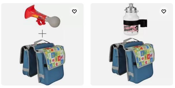 🚲 56% Rabatt auf Fischer Kinder Gepäckträgertaschen mit Extras