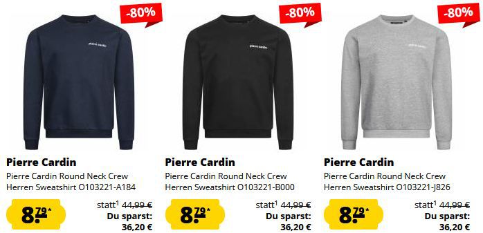 👕 SportSpar: Pierre Cardin Final Sale ab 5,99€   Hoodies, Shirts, Jacken & Hosen