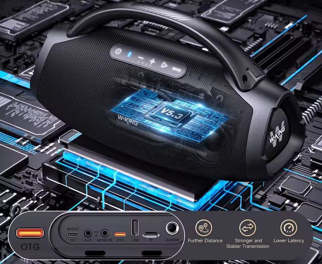 🔊 W KING X20 Bluetooth Lautsprecher mit 200W für 162,99€ (statt 340€)