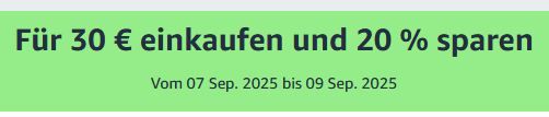 🤑 Amazon: 20% Rabatt ab 30€ auf Mode, Beauty und viel mehr
