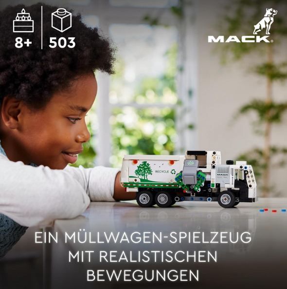 🚛 LEGO 42167 Technic Mack LR Electric Müllwagen für 20,76€ (statt 27€)