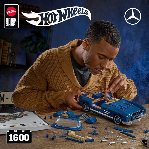 🚗 Mattel Brick Shop Hot Wheels Mercedes Benz 300 SL für 116,31€ (statt 130€)