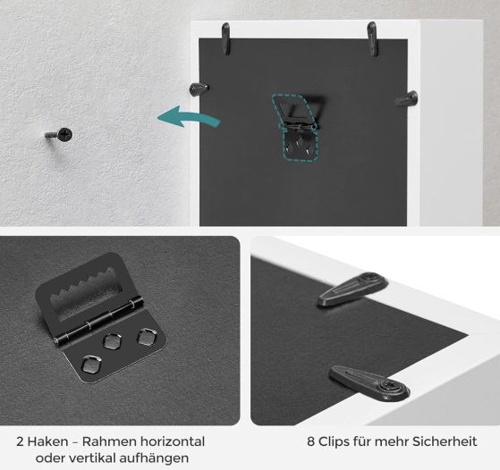 SONGMICS 3D Bilderrahmen zum Befüllen für 9,59€ (statt 12€)