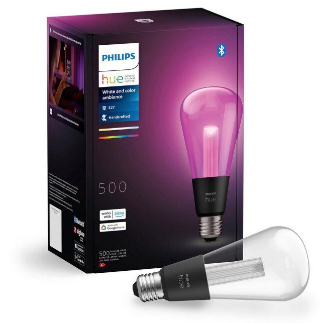 💡 Philips Hue White & Color Ambiance Lightguide Edison Lampe für 47,90€ (statt 64€)
