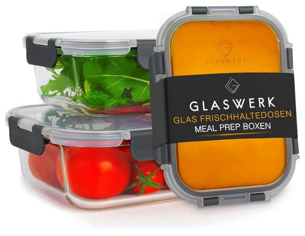 🥙 3x GLASWERK Frischhaltedose mit Lebensmitteldeckel für 18,56€ (statt 29€)