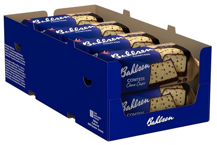 2,8kg! 😊 8x Bahlsen Comtess Choco Chips Rührkuchen ab 17€ (statt 25€)   2,14€ pro Stück