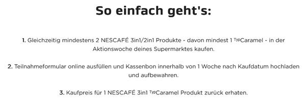 NESCAFÉ 3in1 ᵀʸᵖCaramel gratis ausprobieren