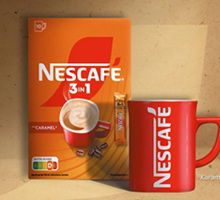 NESCAFÉ 3in1 ᵀʸᵖCaramel gratis ausprobieren