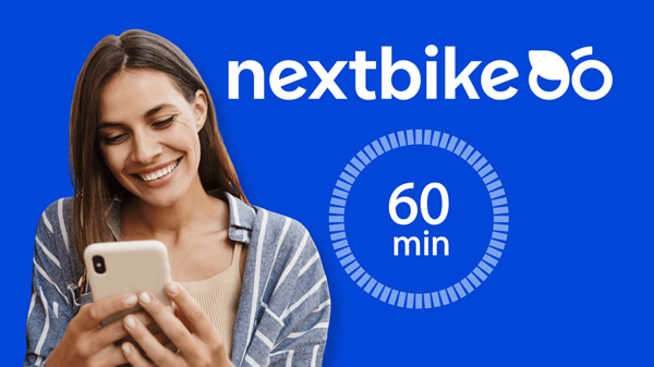 Für Telekom , O2  oder Vodafonekunden: 60 Freiminuten bei Nextbike