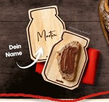 Mit dem Kauf von Nutella Frühstücksbrettchen gratis abfassen