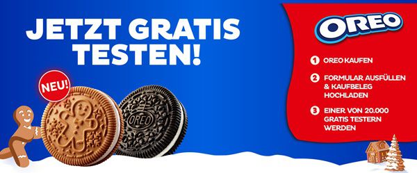 🍪 Keksprodukt von OREO gratis ausprobieren