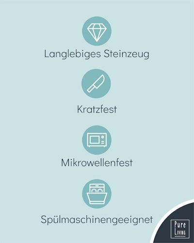 🥣 6x Pure Living Steingut Müslischalen Ibiza für 19,95€ (statt 42€)