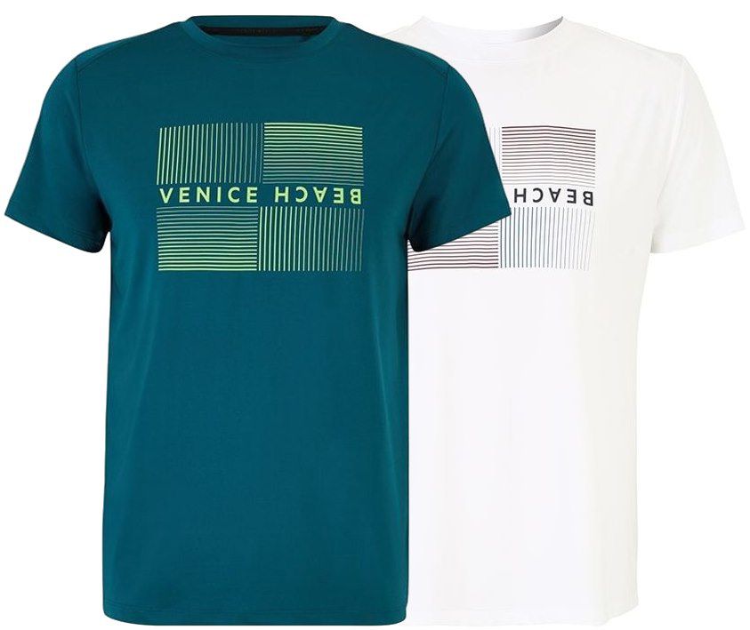 👕 VENICE BEACH T Shirt VBM HAYES DMS 03 in Blau oder Weiß je 12,98€ (statt 40€)