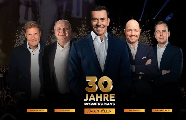 🎤POWER DAYS 30 Jahre Gold Ticket am 29./30.11. in München & Buch gratis erhalten