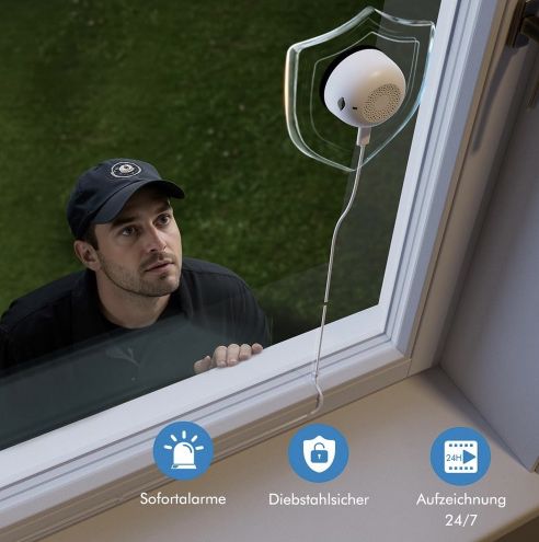 🪟 YESKAMOU 2K Fenster Überwachungskamera für 17,99€ (statt 40€)