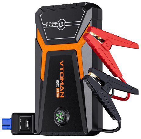 🔋 VTOMAN V3PRO Starthilfe mit 2.000A für 26€ (statt 34€)