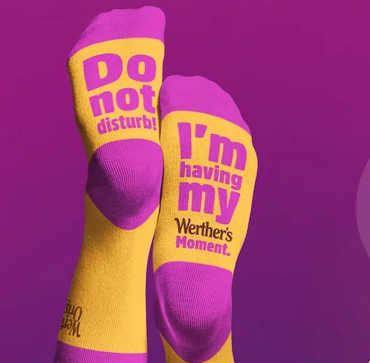 🍬🧦 Werthers kaufen, ein Paar Socken gratis zuschicken lassen