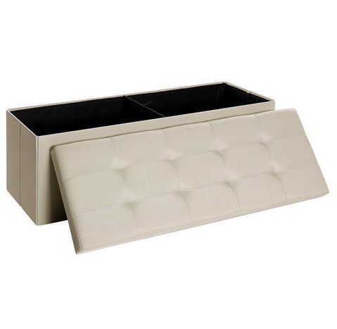 Songmics Sitzbank mit Stauraum, 110cm für 24,99€ (statt 34€)