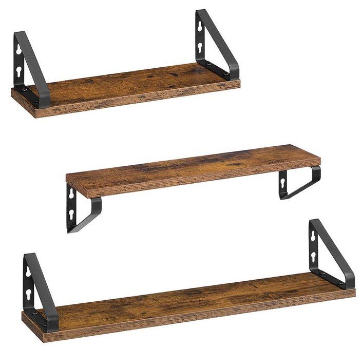 3x VASAGLE Wandregal im Industrie-Look für 14,99€ (statt 22€)