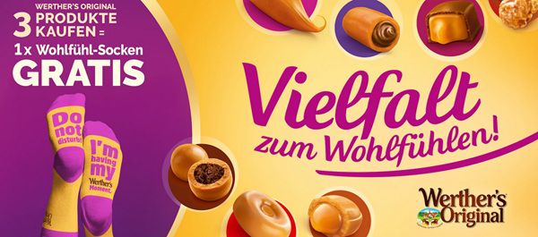 🍬🧦 Werthers kaufen, ein Paar Socken gratis zuschicken lassen