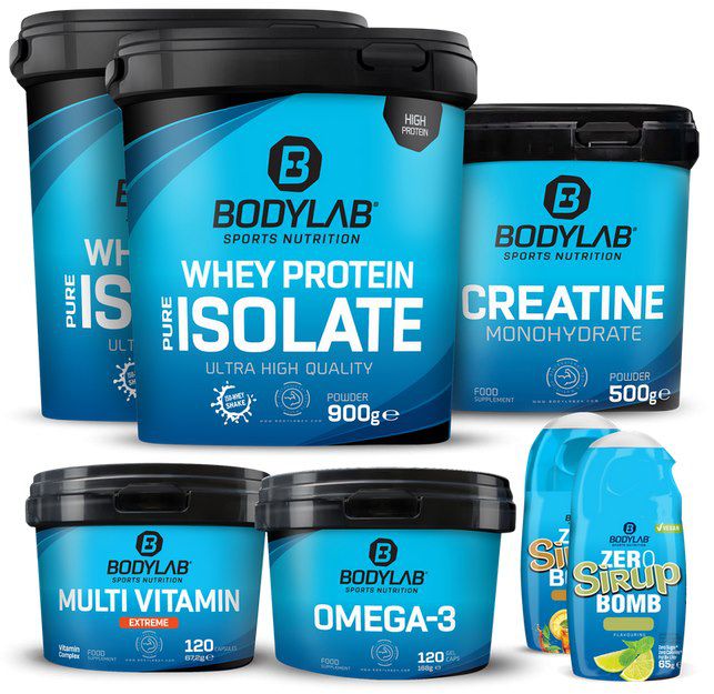 💪 BODYLAB Iso Whey Power & Vitality Pack ab 67,92€ (statt ~100€)