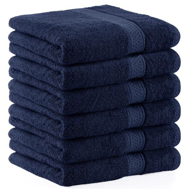 🫧 6x Utopia Towels Frottee Handtücher (50×100 / 100% Baumwolle) ab 21,24€ (statt 27€)