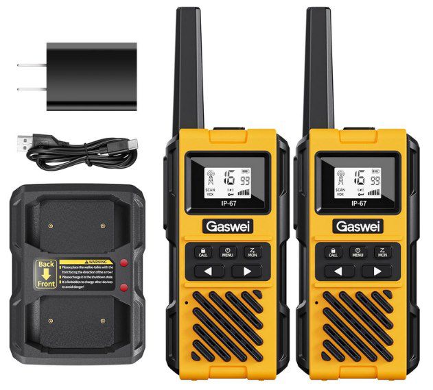 🔊 Gaswei G1pro Walkie Talkies inkl. Ladestation für 55,99€ (statt 70€)