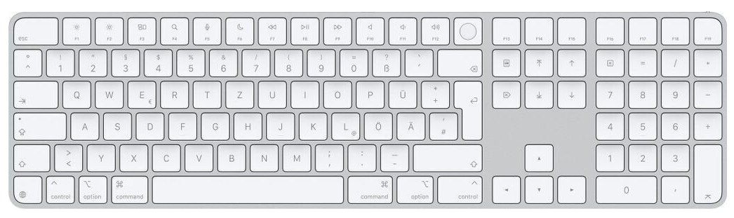⌨️ Apple Magic Keyboard mit Touch ID & Ziffernblock (2024) für 142€ (statt 157€)