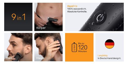 🧔‍♂️ Braun AIO5540 All in One Trimmer Set 5 in Schwarz ➡️ für 34,99€ (statt 48€)