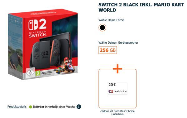 🎮 Nintendo Switch 2 mit Mario + Vodafone 25GB Allnet für 29,99€ ➡️ 100€ Bonus + 20€ Bestchoice 🎮 Nintendo Switch 2 mit Mario + Vodafone 25GB Allnet für 29,99€ ➡️ 100€ Bonus + 20€ Bestchoice