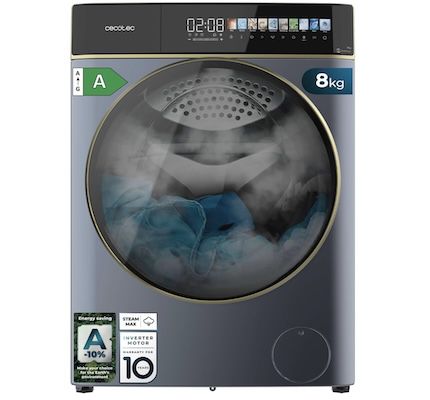 ☺️🧺 Cecotec 8 kg Waschmaschine mit 1400 U/min für 280€ (statt 370€)