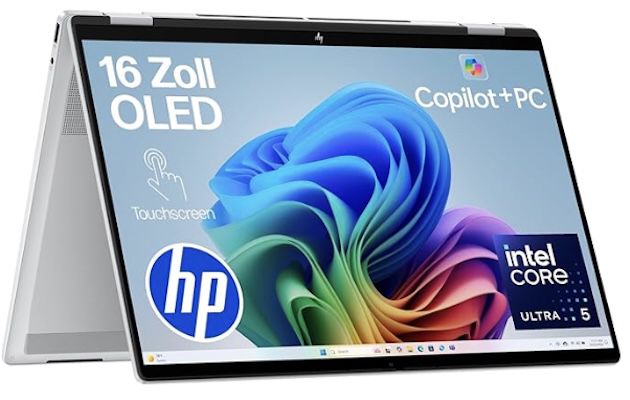 HP OmniBook X Flip 2in1 Next Gen AI 16 Laptop mit 16GB/1TB für 1.049€ (statt 1.362€)