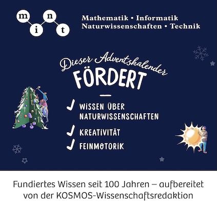 🎄👦🏼🧪 KOSMOS 661076 Experimentierkasten Adventskalender für 22,99€ (statt 33€)
